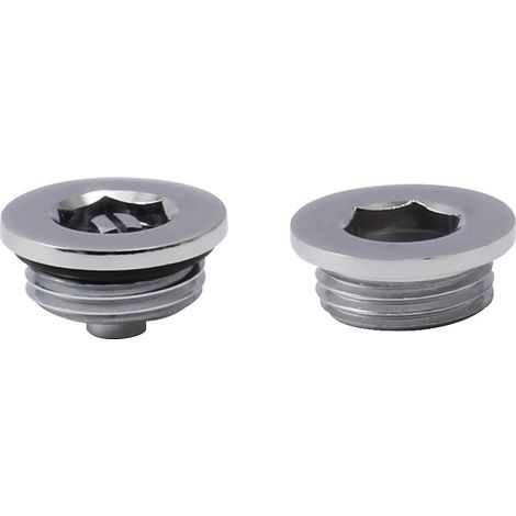 Heatwave Towel Rail Air Vent & Plug Set Chrome