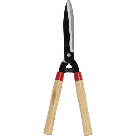 Sécateurs et ciseaux de jardinage, Cisailles à haies - Cisaille à haie 510mm / Lames ondulées - Pour la tailles de haies irrégulières ou à bois dur - Manche bois (1/3)