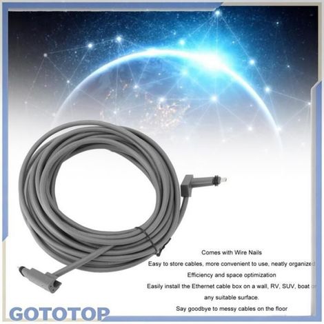 Cable Ethernet - 1.83 M - Connecteur Rj45 - Pour Gestion de Câbles - Compatible Routeurs - 1 Pièce (1/5)