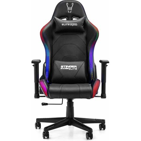 Silla gaming woxter stinger station elite v2/ luces led (1/3)