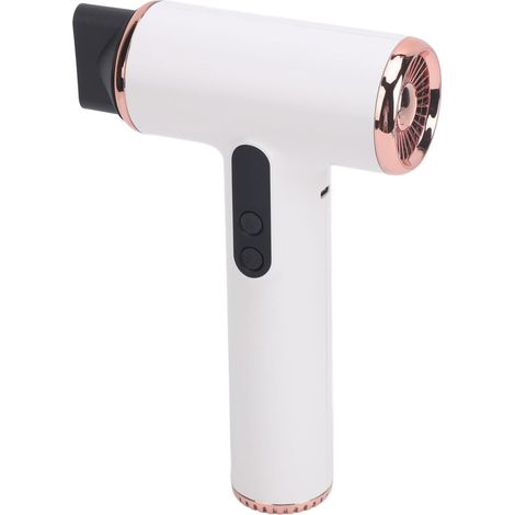 Sèche-cheveux sans Fil, 3 Vitesses, 3 Températures, Mini Sèche-cheveux avec écran Numérique, Nettoyeur de Clavier USB Air Duster pour le Nettoyage de L'électronique Informatique, (1/5)