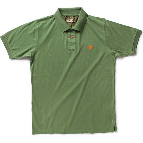 Polo de trabajo modelo POISE de algodón y tejido jersey disponible en varios colores DIKE L Musgo