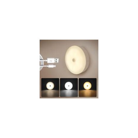 einstellbare Helligkeitsmodi, Mini-LED-Nachtlicht mit wiederaufladbarer, kabelloser Funktion, Mini-Touch-Lampe für Treppenhäuser und Wohnzimmer. - Crezuo (1/4)