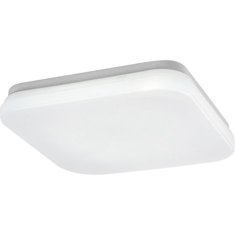 Plafoniera esterna LED quadrata bianca 24cm 12W IP44 (1/5)