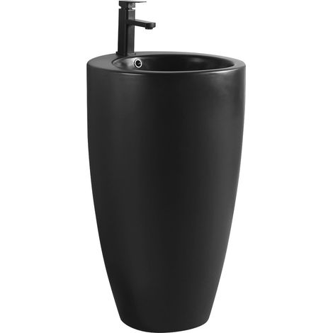 Mexen Alona freistehendes Waschbecken 50 x 50 cm, schwarz matt - 26094870 (1/2)
