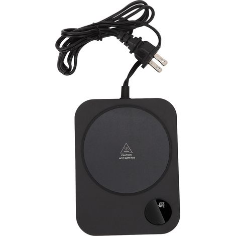 Chauffe-tasse électrique rapide, maintien au chaud automatique, arrêt auto, prise US 100-240V AC, chauffe-tasse café (1/5)