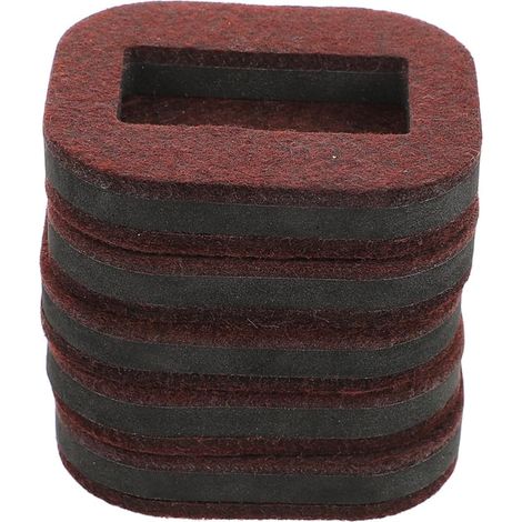 5pièces Tasses Feutre pour Roulette de Chaise de Bureau Coussins Fixes Antidérapants pour Meubles Protection Sols Domestiques et Bureaux Tampons Durables pour Fauteuil (1/5)