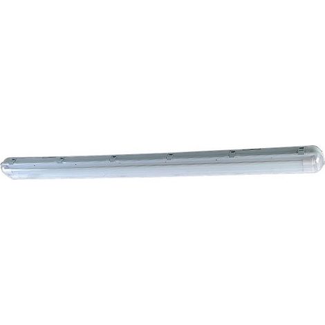 Écran étanche 2 tubes LED 150 cm, IP65, blanc