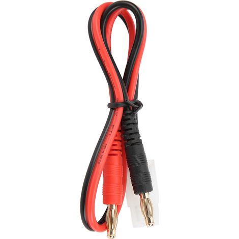 Câble de connexion RC 31.6cm 16AWG, prise mâle Tamiya vers fiche banane 4.0mm pour charge (1/5)