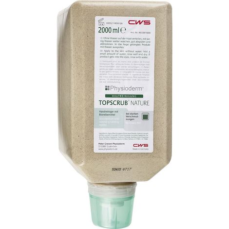 CWS Top ScrubHautschutz 1000ml Handreiniger bräunlich, 6 Stück