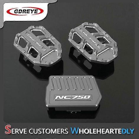 Neu für Honda NC NC750S/X NC750 NC750X Motorrad: Vergrößerte Hinterrad-Fußbremshebel-Pedalverlängerung – Set grau