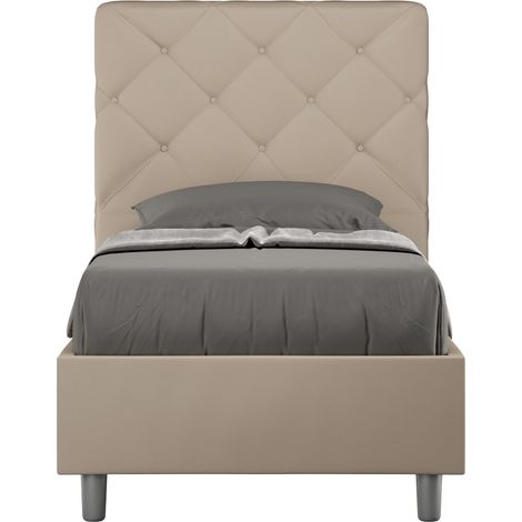 Letto Singolo 90x210 cm Senza Rete Priya Tortora (1/4)