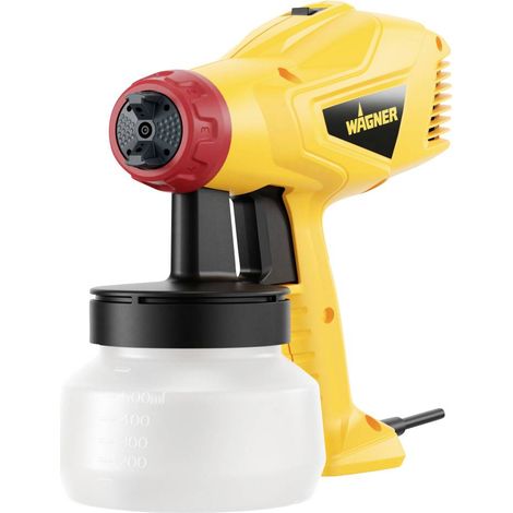 Wagner – Pulvérisateur à peinture électrique W 125 – Jet ajustable 3 positions – Application fine pour bois et métal – Système air assisté (1/7)
