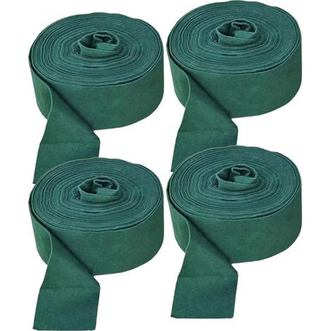 Lot de 4 Bandages de Protection pour Tronc d'arbre - 12 cm x 18m - Résistants à l'hiver - Double Couche - Garde au Chaud et hydratant Vert (1/5)