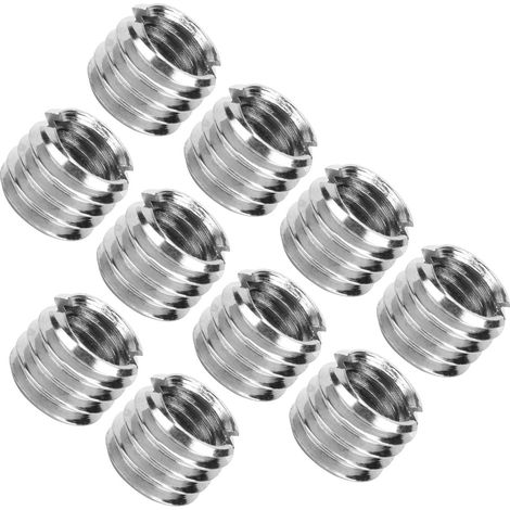 10 Stück Gewindeeinsätze, Reduziermuttern, Edelstahl, Reparaturwerkzeug (1/5)