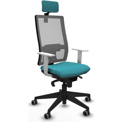 Piqueras et Crespo 4B066G2 Chaise de bureau turquoise (1/3)