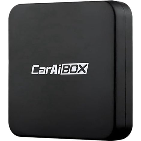 Auto-KI-Box – Kabelloser Adapter – Verbesserte Navigation – Plug & Play – 12,5 x 10,5 cm – Schwarz (1/5)