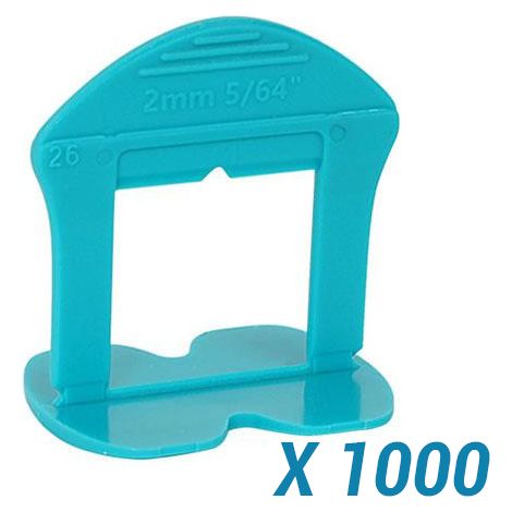1000 Croisillons autonivelants à cale en "I" 2mm (carrelage de 3 à 18mm) B-RIGID BIHUI (1/5)