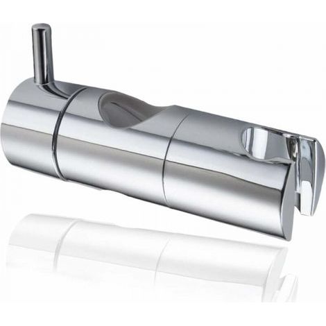 (25 mm, argento) Supporto per soffione doccia, gancio a ventosa per doccetta, supporto a parete per soffione doccia, slitta universale sostituibile per doccia (1/5)