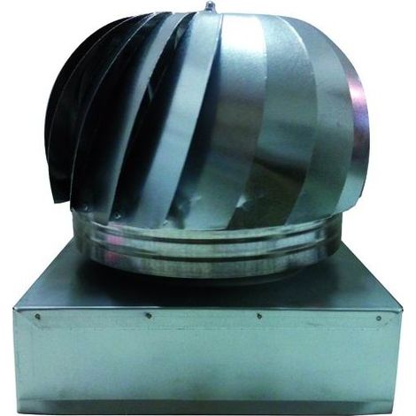 Fumaiolo Eolico in Acciaio Diam. 12-15-20 cm - size D 15