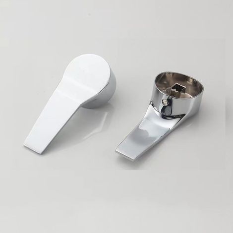 Maniglia di ricambio unica per rubinetto con viti, maniglie per rubinetto caldo e freddo per rubinetti da cucina e da bagno / applicabile al nucleo della valvola da 40 mm, 10 x 10 mm