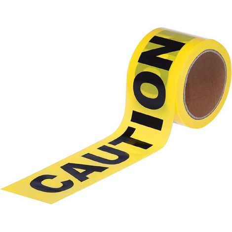Bandes de Sécurité Halloween Ruban Avertissement Adhésive Caution Warning Longueur 100M Décoration Jaune Noir pour Zones de Danger Escaliers (75mm x 100m, Orange Noir) (1/5)