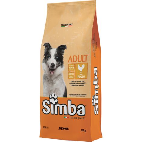 CROCCHETTE PER CANI 'SIMBA' pollo - kg 20 - MONGE