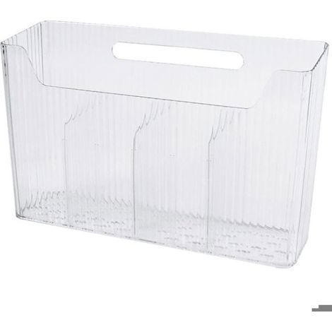 Organisateur Murale Transparent Rangement Sous Evier Cuisine, Meuble Van Aménagé, Idéal Film Plastique, Papier Alu et Accessoires (1/5)