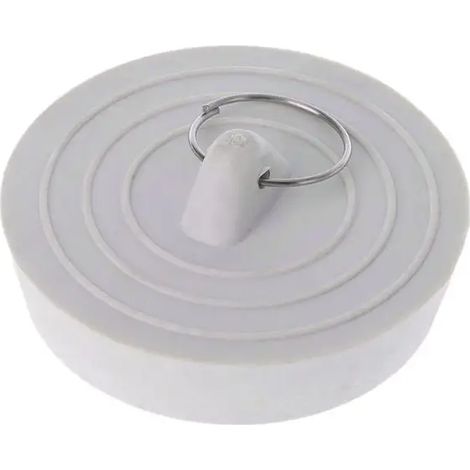 -4Rubber Sink Drain Stopper Plug With Hanging Ring For Bathtub Kitchen Bathroom (1/4)
