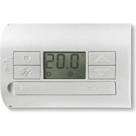 Termostato digitale da parete bianco 1co 5 a a batterie finder 1t3190030000 (1/3)
