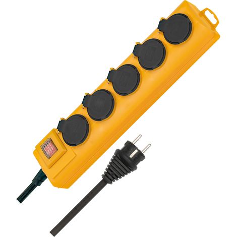 Multiprise Super-Solid SL 554 FR, 5 Prises, 2m H07RN-F 3G1,5 (1/5)