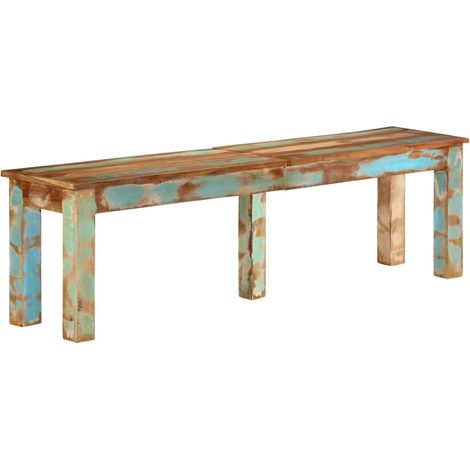 Bank 160x35x46 cm Massivholz Altholz vidaXL (1/5)