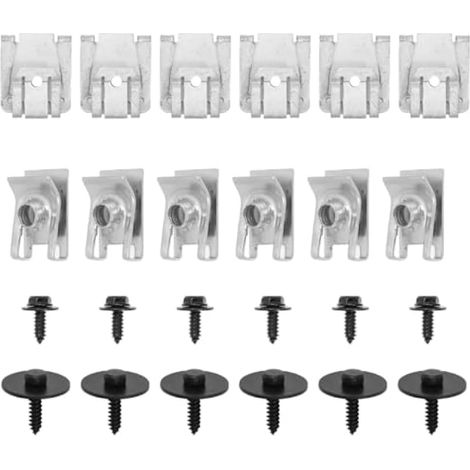 24 vis de sous-caisse, supports, support de base, écrou de plaque pour Mercedes Classe C W211 W203 W204 S204 S203 E (1/5)