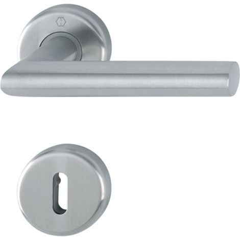 Maniglia per porta HOPPE Utrech - Acciaio inox - Chiave L - 3940680