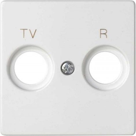 Simon 82 Konzept R-TV Steckdosenplatte weiß matt SIMON 8200053-090