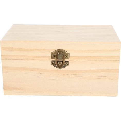 Boîte de rangement en bois de pin pour 15 flacons d'huiles essentielles, coffret de protection anti-UV pour salon ou maison (1/5)