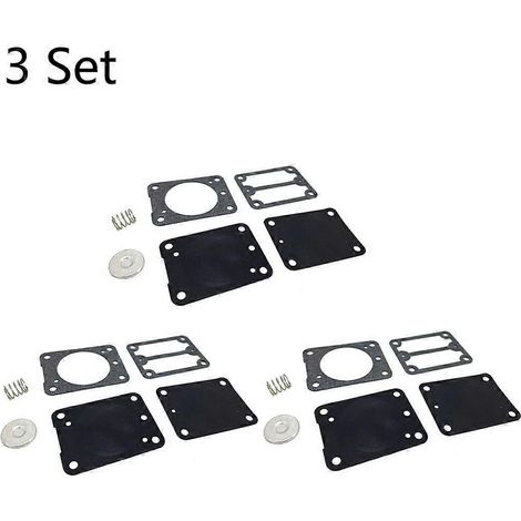 Kit de réparation de pompe à carburant (3 pièces) pour tondeuse à gazon B&Stratton 693502 42E000 422000 460000 (1/5)