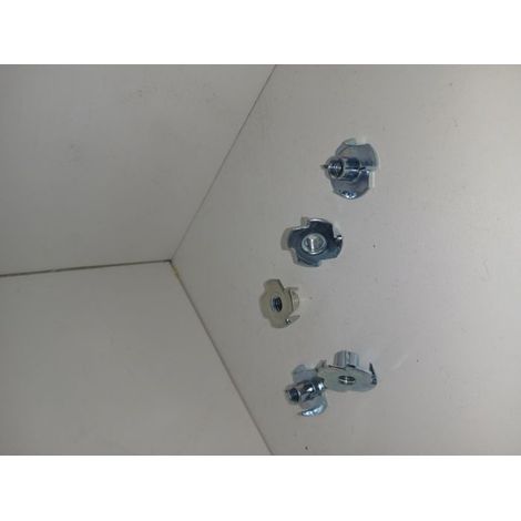 VISSAL 161Z ECROU A GRIFFES A FRAPPER ACIER ZINGUE M6 SACHET DE 50 ECROUS