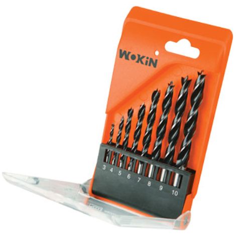 Set punte trapano per legno 751608 wokin - mm 3,0/10,0 confezione = 8 pezzi (1/2)