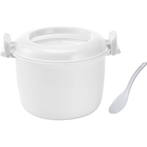 Portable four micro ondes riz cuiseur cuiseur vapeur Insulation Lunch boîte Steaming ustensiles pour micro-ondes (1/5)