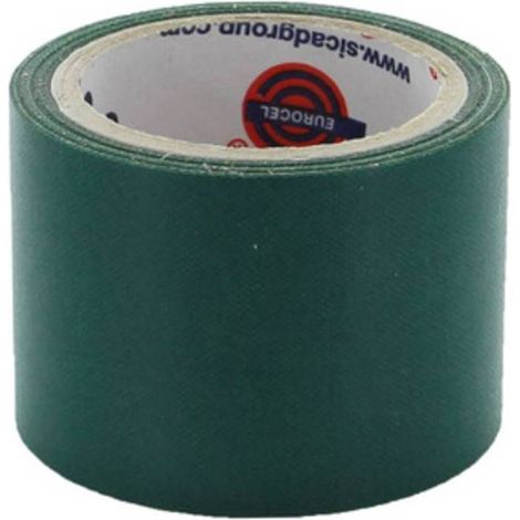 12 x NASTRO TELATO ADESIVO 38 MM X 2,7 M VERDE SCURO