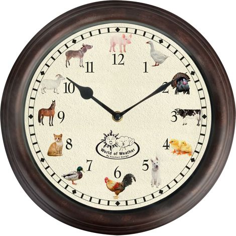 Orologio da parete con suoni di animali (1/2)