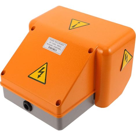 Interrupteur Pied à Double Pédale Étanche en Métal et Plastique pour Machines Industrielles avec Contrôle Pneumatique Momentané et Protection Antidérapante (1/5)
