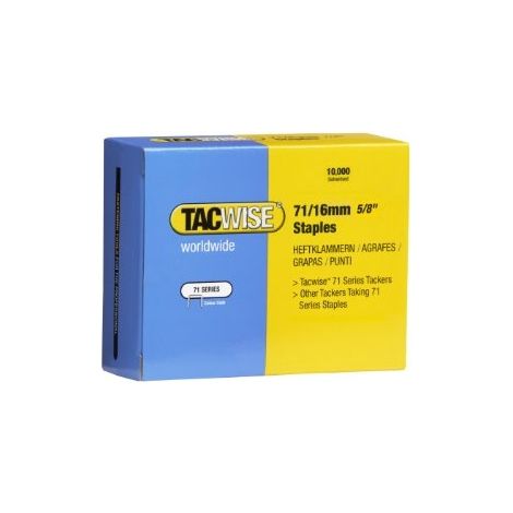 TACWISE BOÎTE DE 10 000 AGRAFES TYPE 71 16 MM