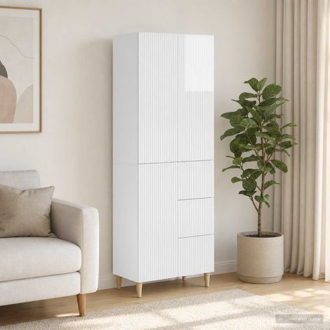 vidaXL Set di armadi 2 pcs 66 x 34,5 x 90 cm Legno ingegnerizzato (1/5)