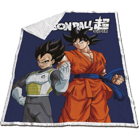 Plaid - Sangoku & Vegeta - 120 cm x 150 cm (1/2)