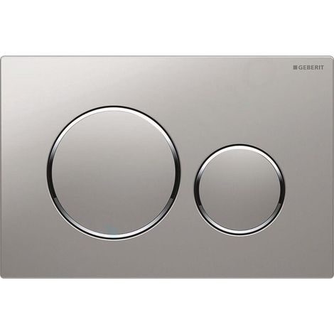 Geberit Sigma20 Doppeltipp-Betätigungsplatte, matt/glänzend verchromt (115.882.JQ.1) (1/3)