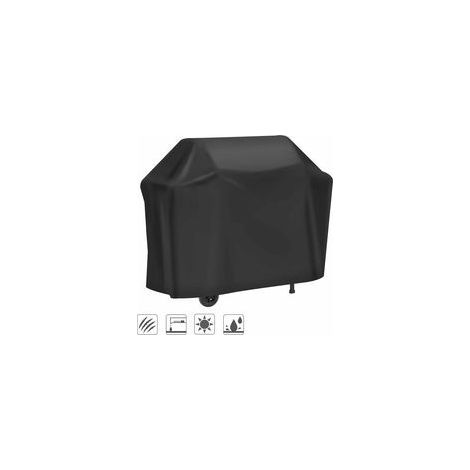 Housse Barbecue, Housse Bache Résistante de 210D Oxford Protection BBQ Couverture de Grill AntiUV/Antil'eau/Antil'Humidité (145x 61 x117cm) LangRay (1/5)