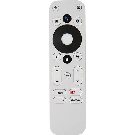 Replace Voice Remote Control for MECOOL KM2 KM2 PLUS ONN Android 4K UHD TV Box Bluetooth Voice Remot White (1/5)
