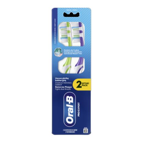 Brosses à dents Oral-B Pro-Expert 2 pièces